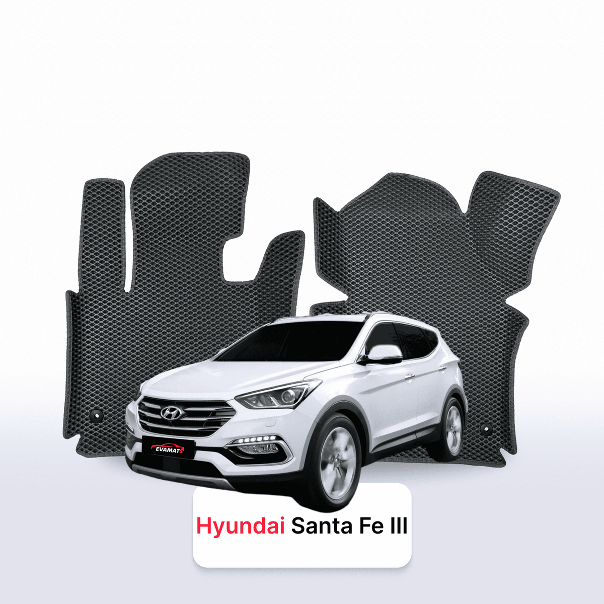 Tappetini 3D EVA per Hyundai Santa Fe 3 gen 2012-2018 anni SUV
