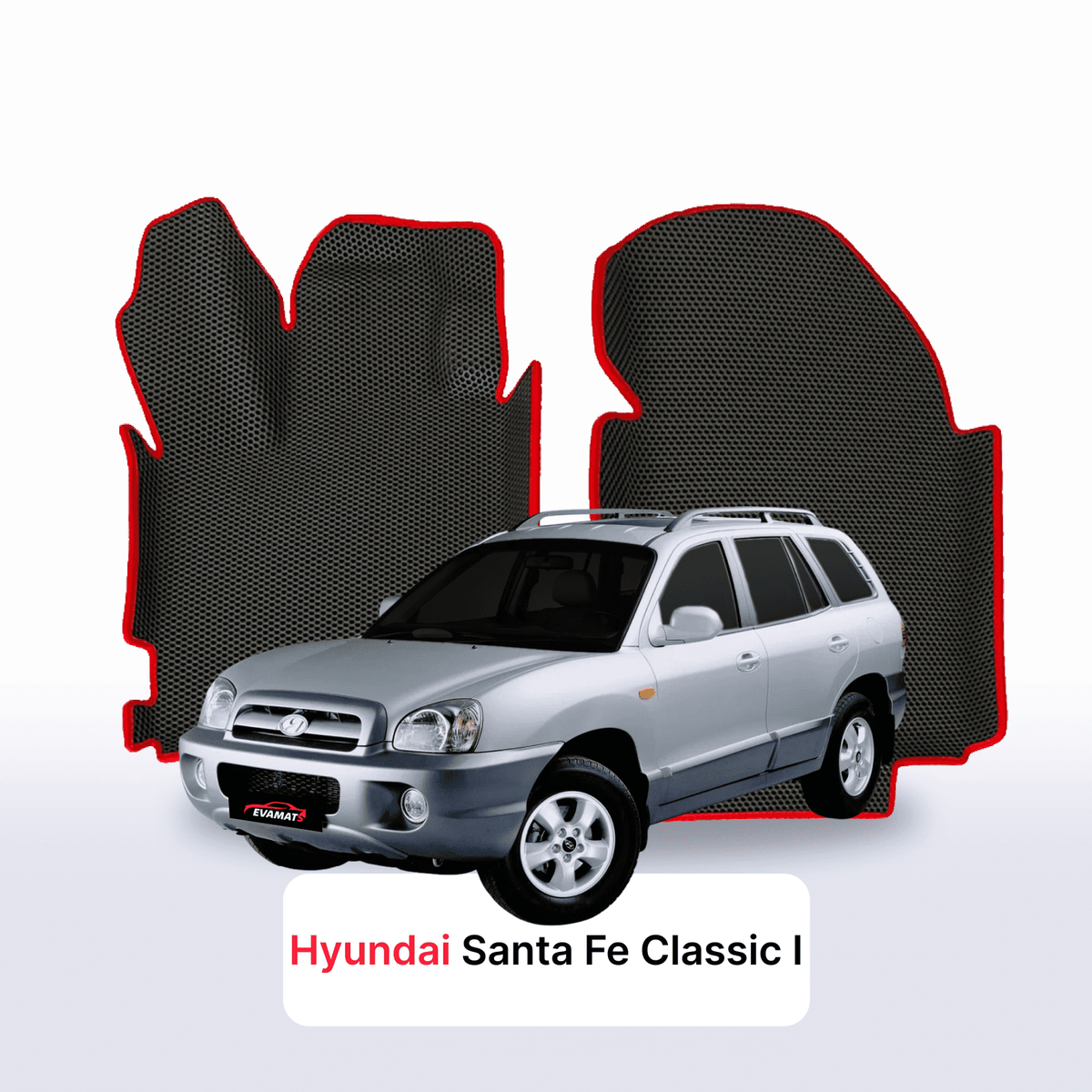 Tappetini 3D EVA per Hyundai Santa Fe Classic 2007-2013 anni SUV
