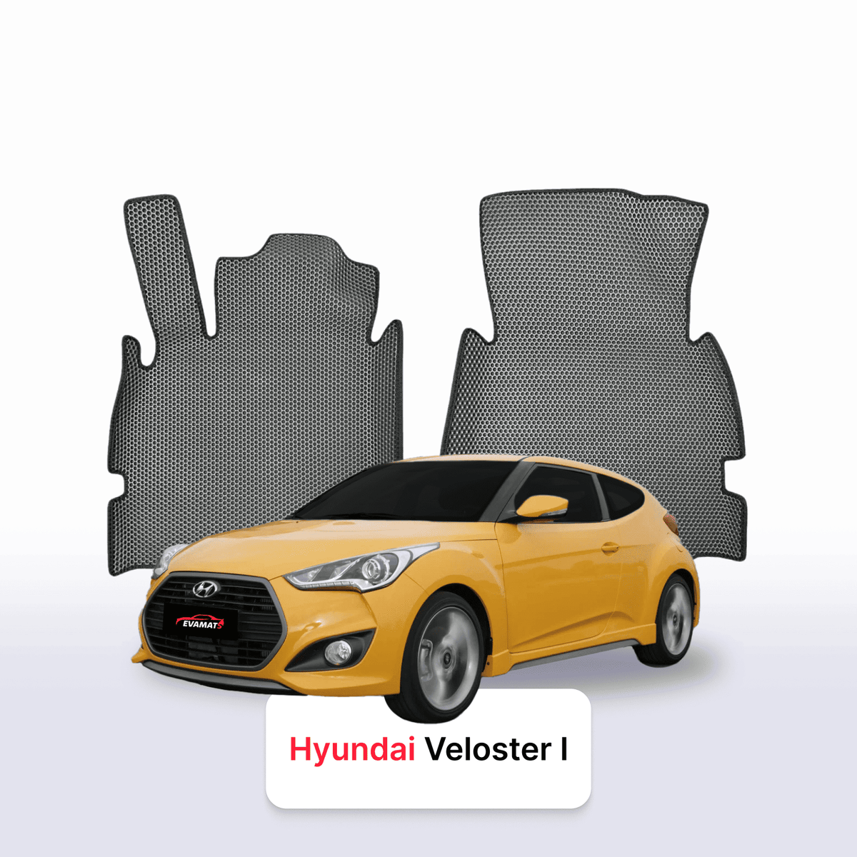 Tappetini 3D EVA per Hyundai Veloster 1 gen 2011-2018 anni HATCHBACK 4 porte