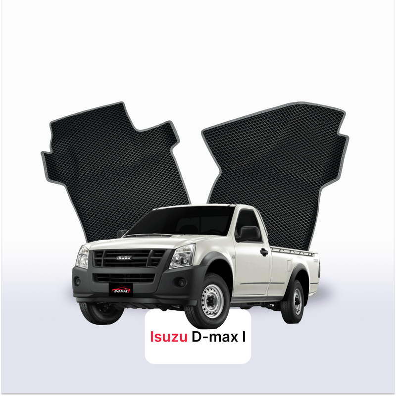 Tappetini 3D EVA per Isuzu D-Max 1 gen 2002-2011 anni PICK-UP CABINA SINGOLA