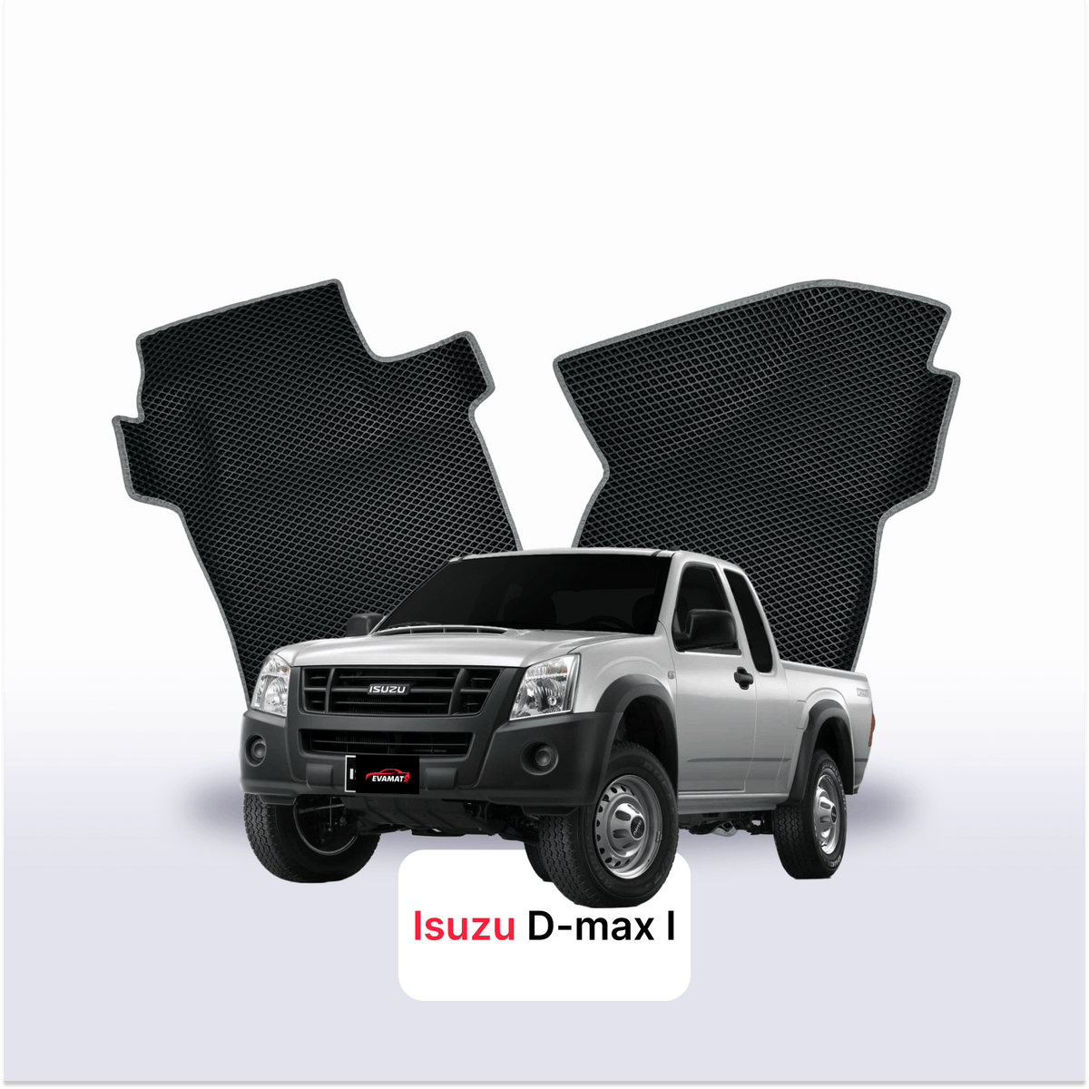 Tappetini 3D EVA per Isuzu D-Max 1 gen 2002-2011 anni PICK-UP CABINA E MEZZA