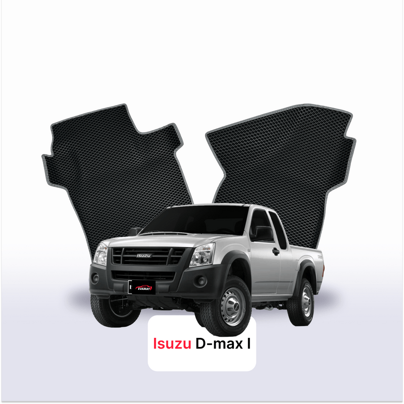 Tappetini 3D EVA per Isuzu D-Max 1 gen 2002-2011 anni PICK-UP CABINA E MEZZA