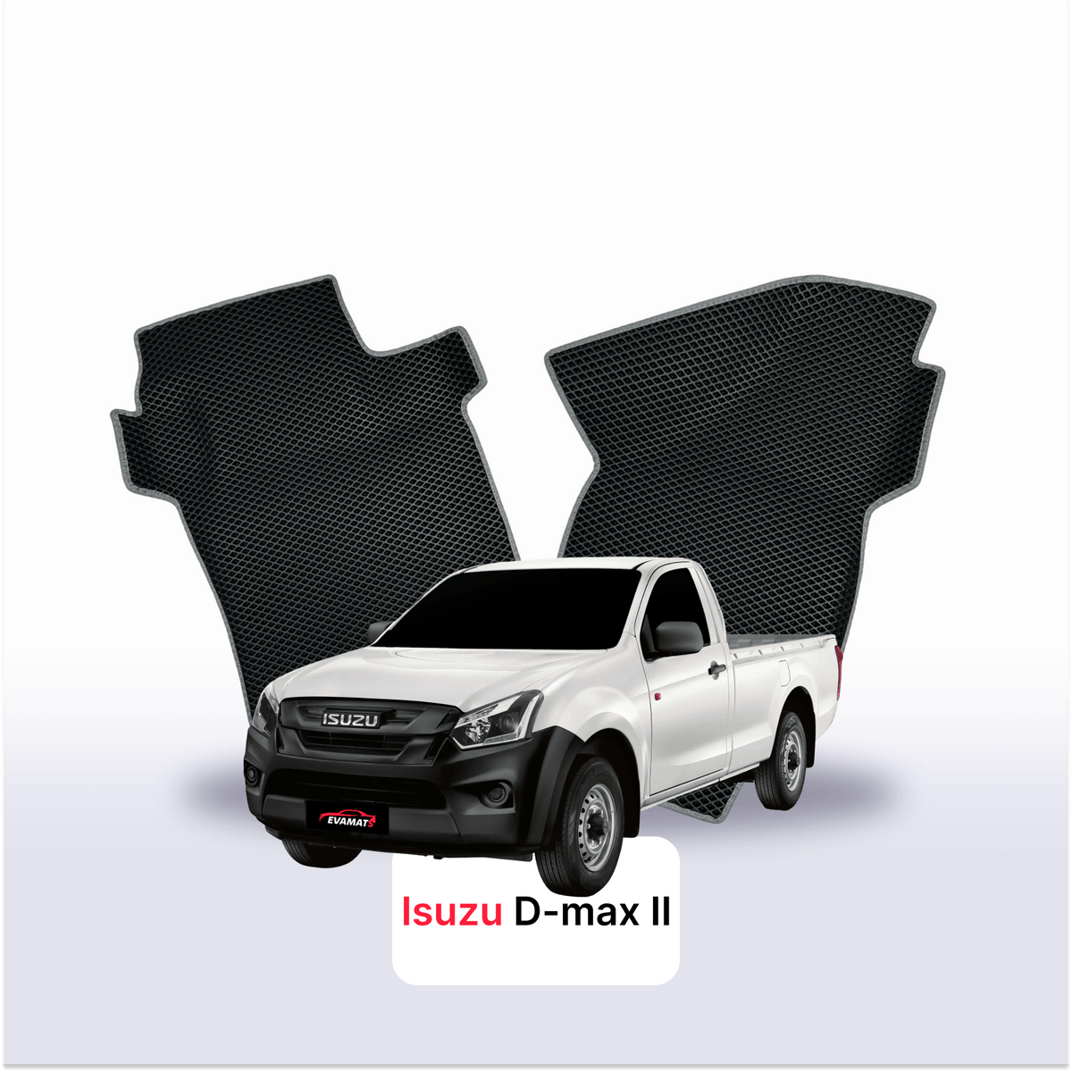 Tappetini 3D EVA per Isuzu D-Max 2 gen 2012-2019 anni PICK-UP CABINA SINGOLA