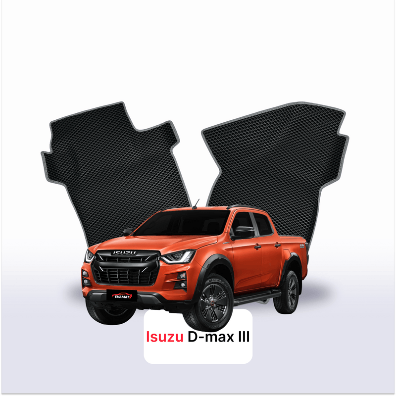 Tappetini 3D EVA per Isuzu D-Max 3 gen 2019-2027 anni PICK-UP DOPPIA CABINA