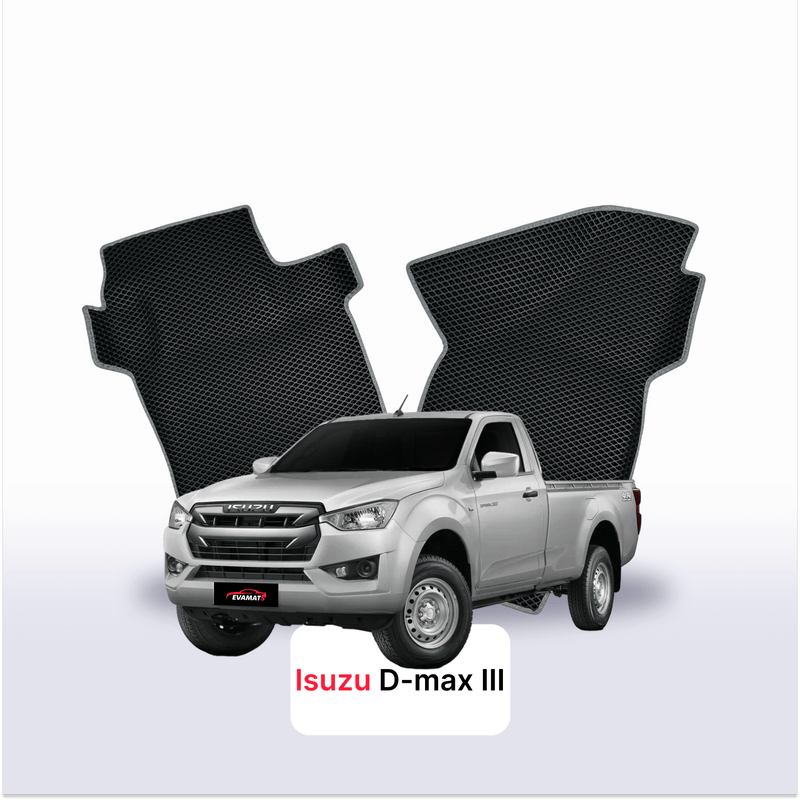Tappetini 3D EVA per Isuzu D-Max 3 gen 2019-2027 anni PICK-UP CABINA SINGOLA