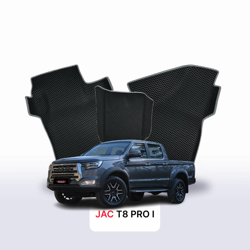 Tappetini 3D EVA per JAC T8 PRO 1 gen 2018-2027 anni PICK-UP DOPPIA CABINA