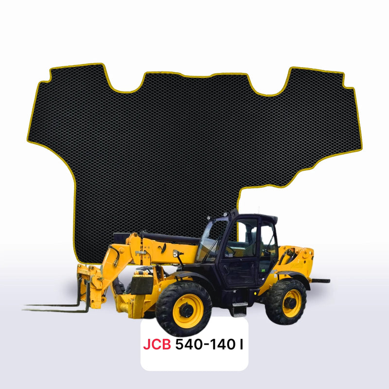 Tappetini 3D EVA per JCB 540-140 1 gen 2016-2028 anni SOLLEVATORE TELESCOPICO