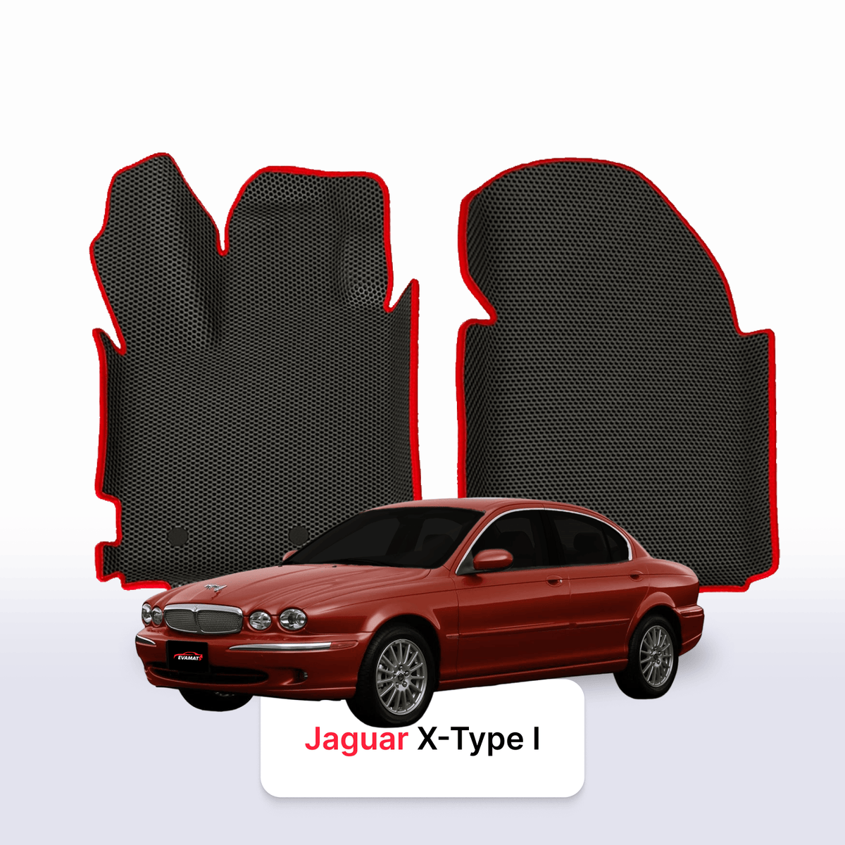 Tappetini 3D EVA per Jaguar X-Type 1 gen 2001-2009 anni BERLINA