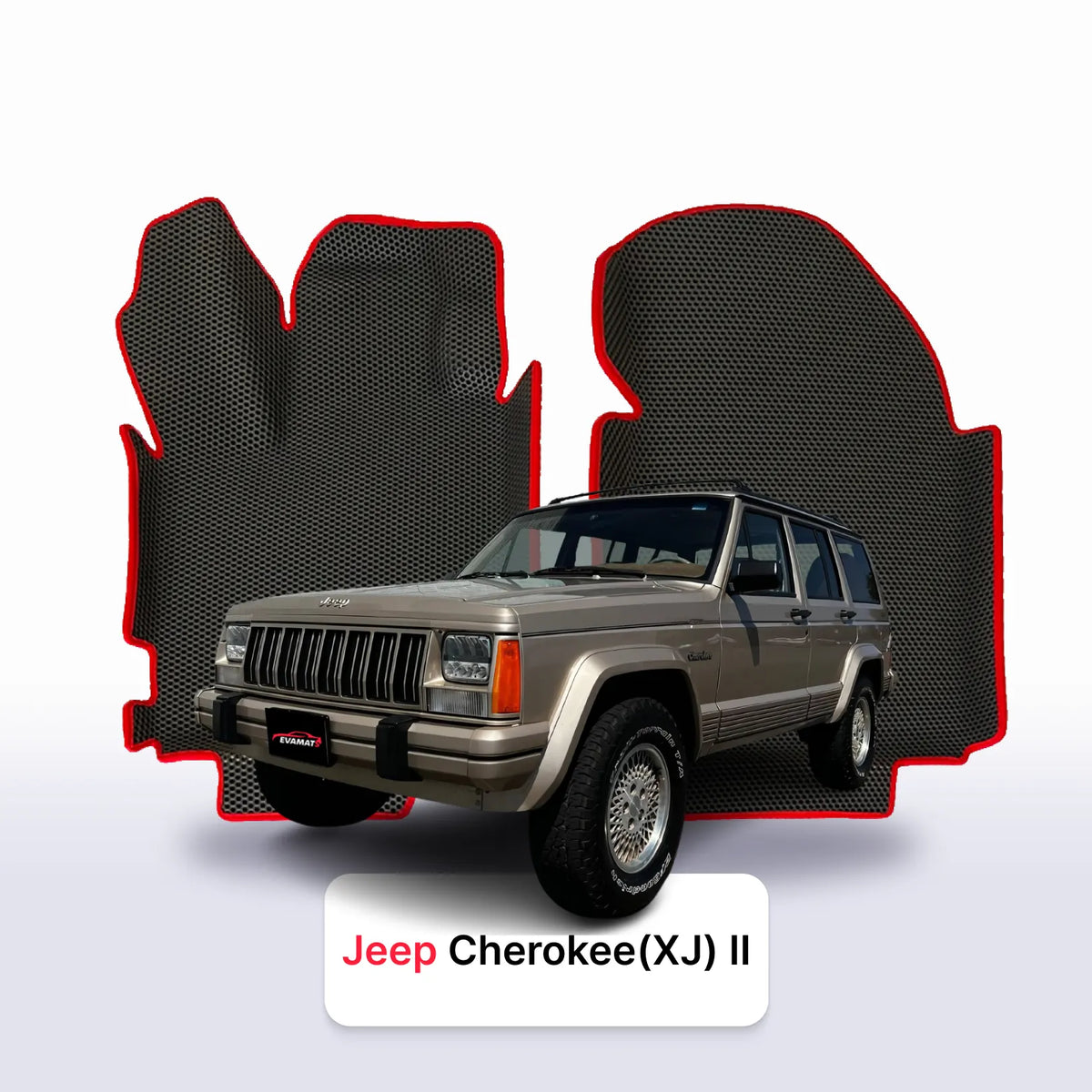 Tappetini 3D EVA per Jeep Cherokee(XJ) pre-restyling 2 gen 1983-1996 anni SUV 5 porte