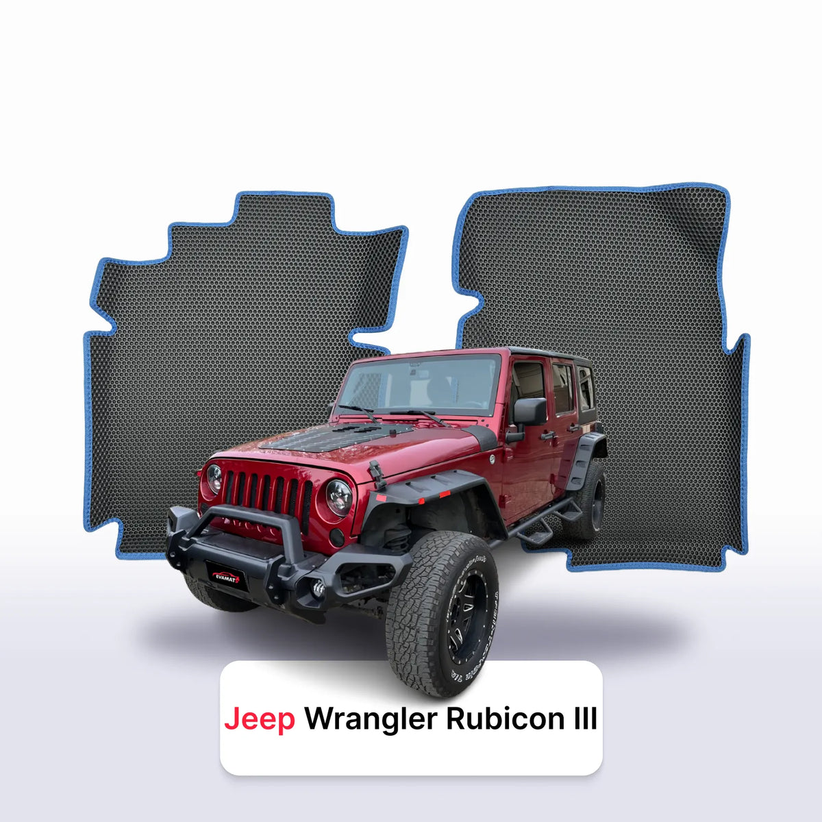 Tappetini 3D EVA per Jeep Wrangler Rubicon(JK) 3 gen 2006-2018 anni SUV 5 porte