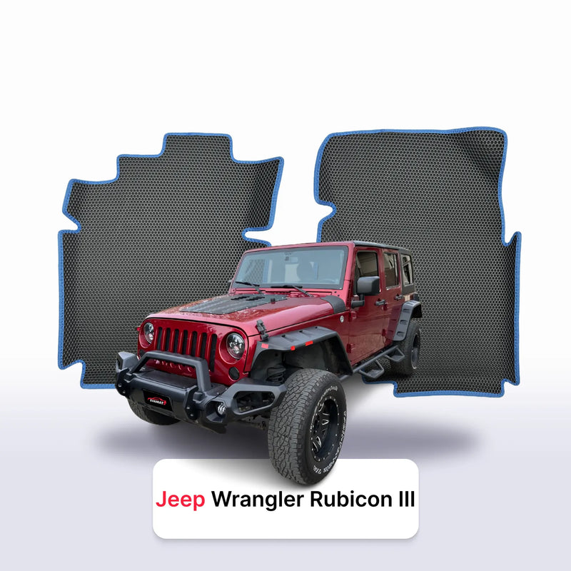 Tappetini 3D EVA per Jeep Wrangler Rubicon(JK) 3 gen 2006-2018 anni SUV 5 porte