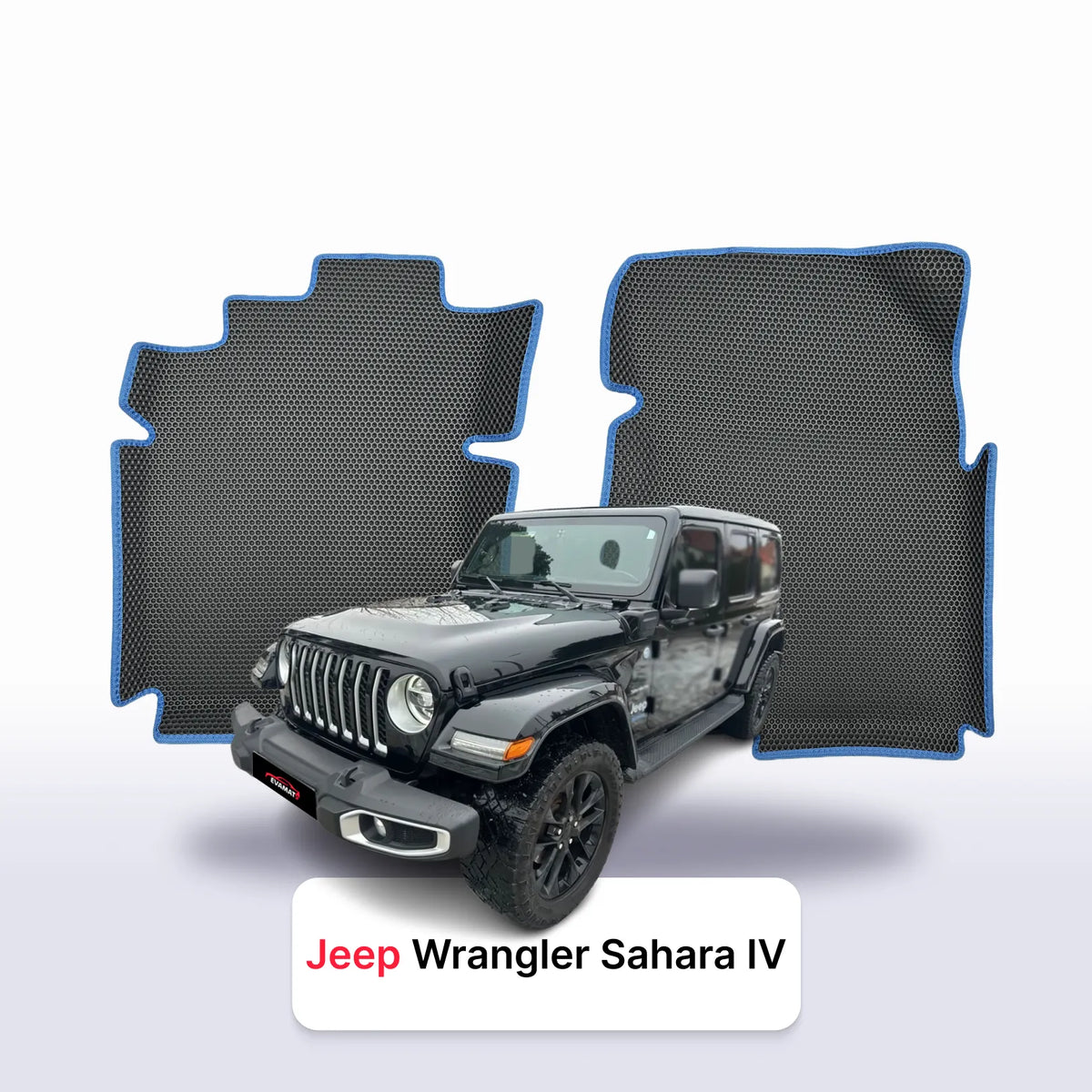 Tappetini 3D EVA per Jeep Wrangler Sahara(JL) 4 gen 2017-2027 anni SUV 5 porte