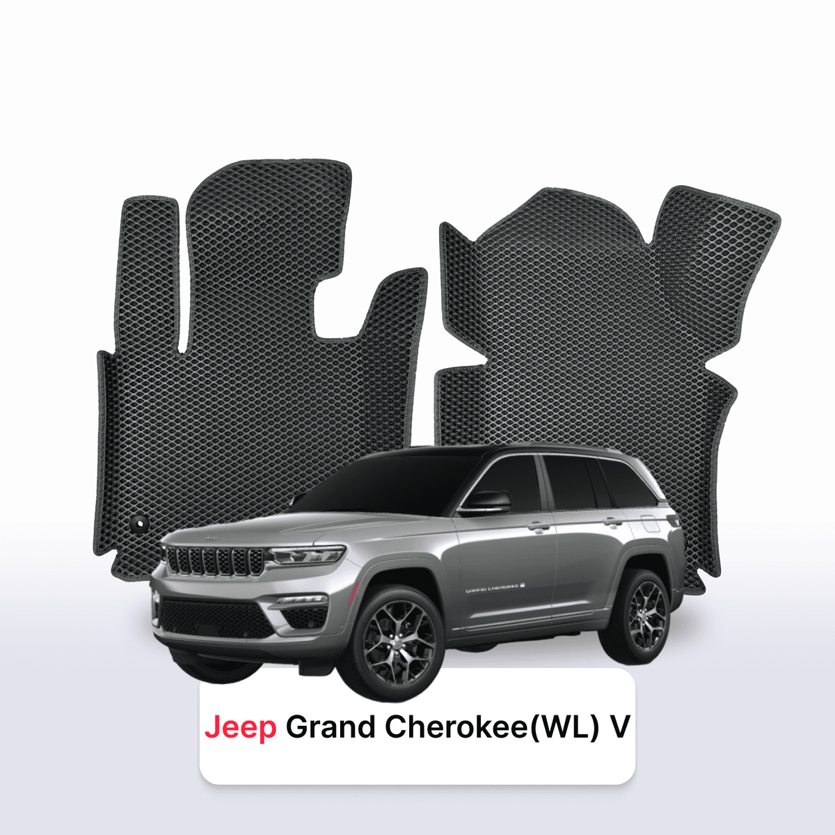 Tappetini 3D EVA per Jeep Grand Cherokee(WL) 5 gen 2021-2028 anni SUV LUNGO