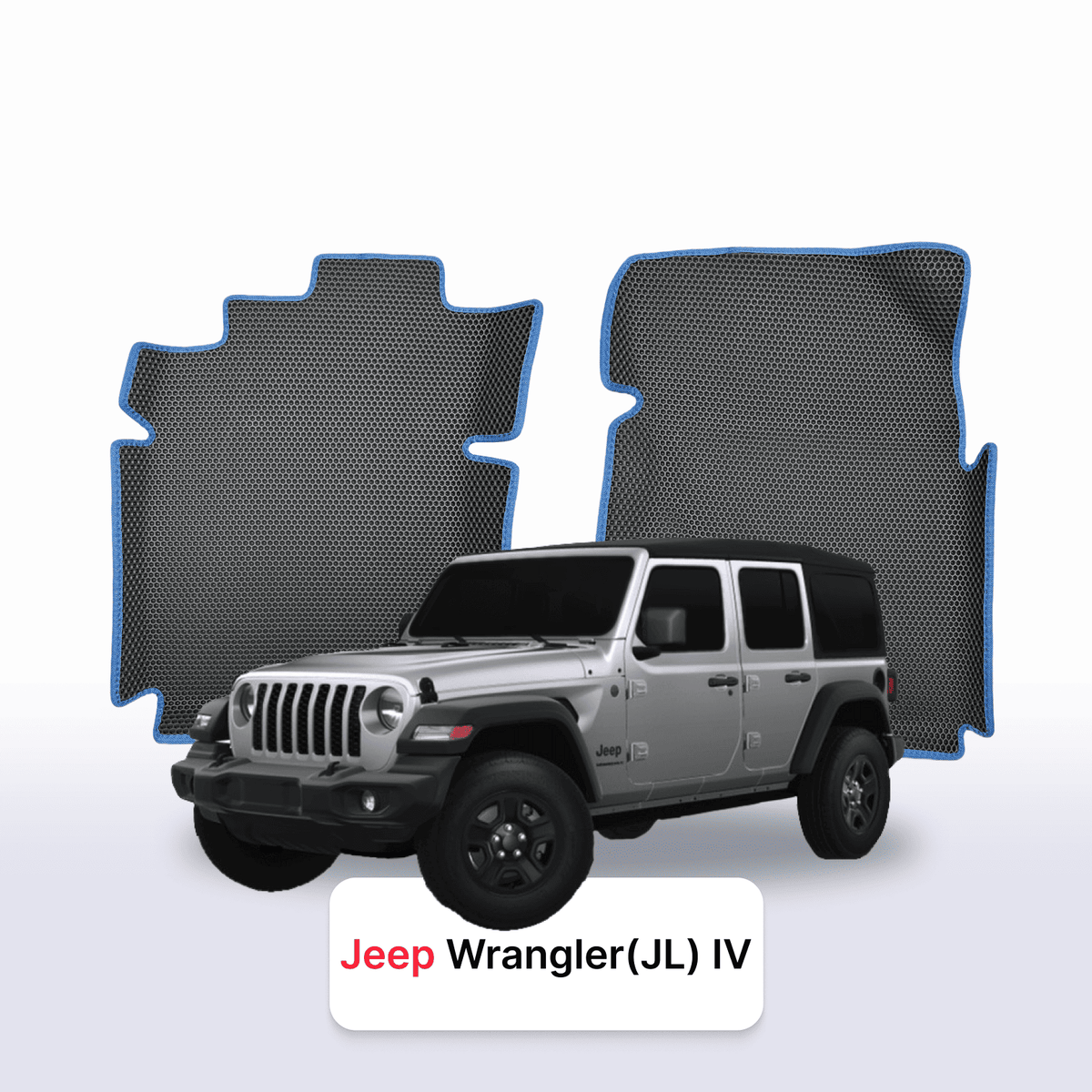 Tappetini 3D EVA per Jeep Wrangler(JL) 4 gen 2017-2028 anni SUV 5 porte