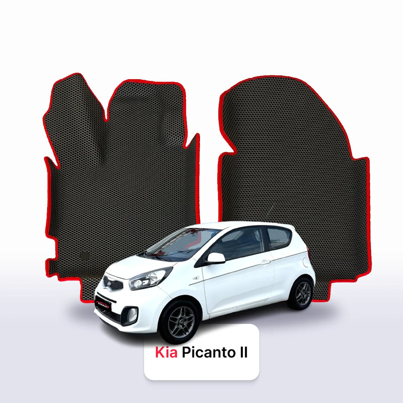 Tappetini 3D EVA per Kia Picanto II gen 2011-2017 anni HATCHBACK 3 porte