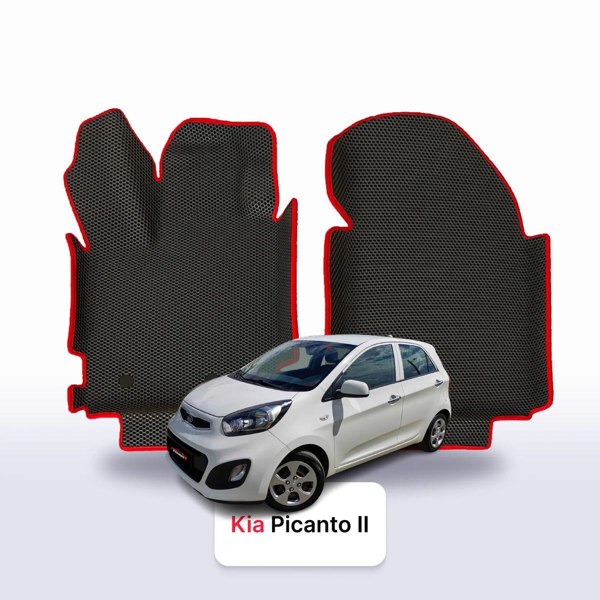 Tappetini 3D EVA per Kia Picanto II gen 2011-2017 anni HATCHBACK 5 porte