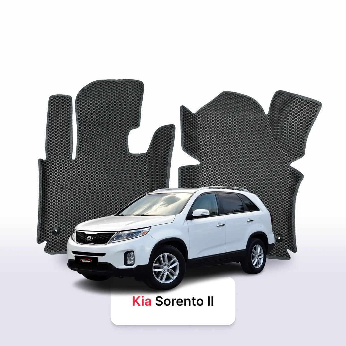Tappetini 3D EVA per Kia Sorento restyling II gen 2012-2014 anni SUV