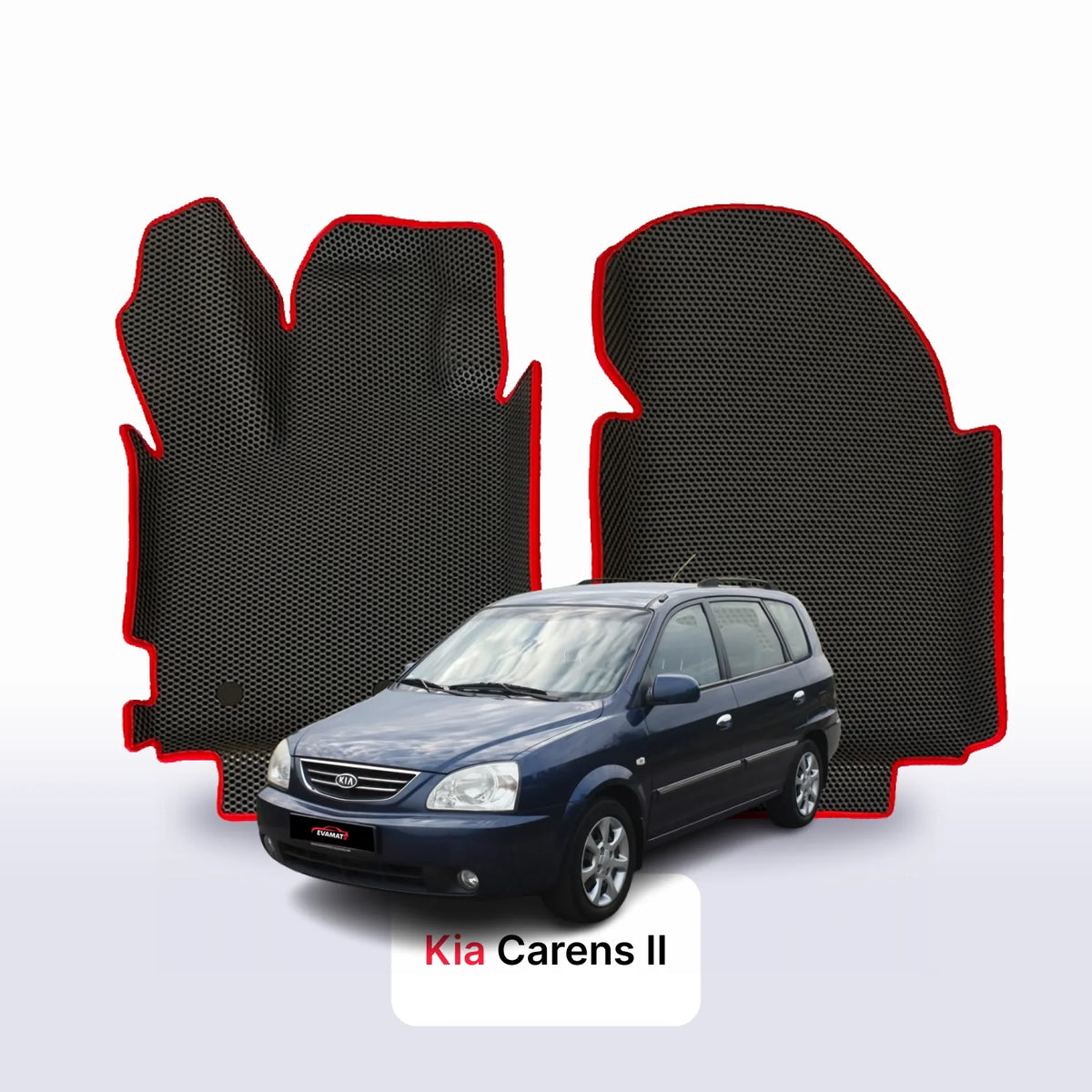 Tappetini 3D EVA per Kia Carens II gen 2002-2006 anni MONOVOLUME