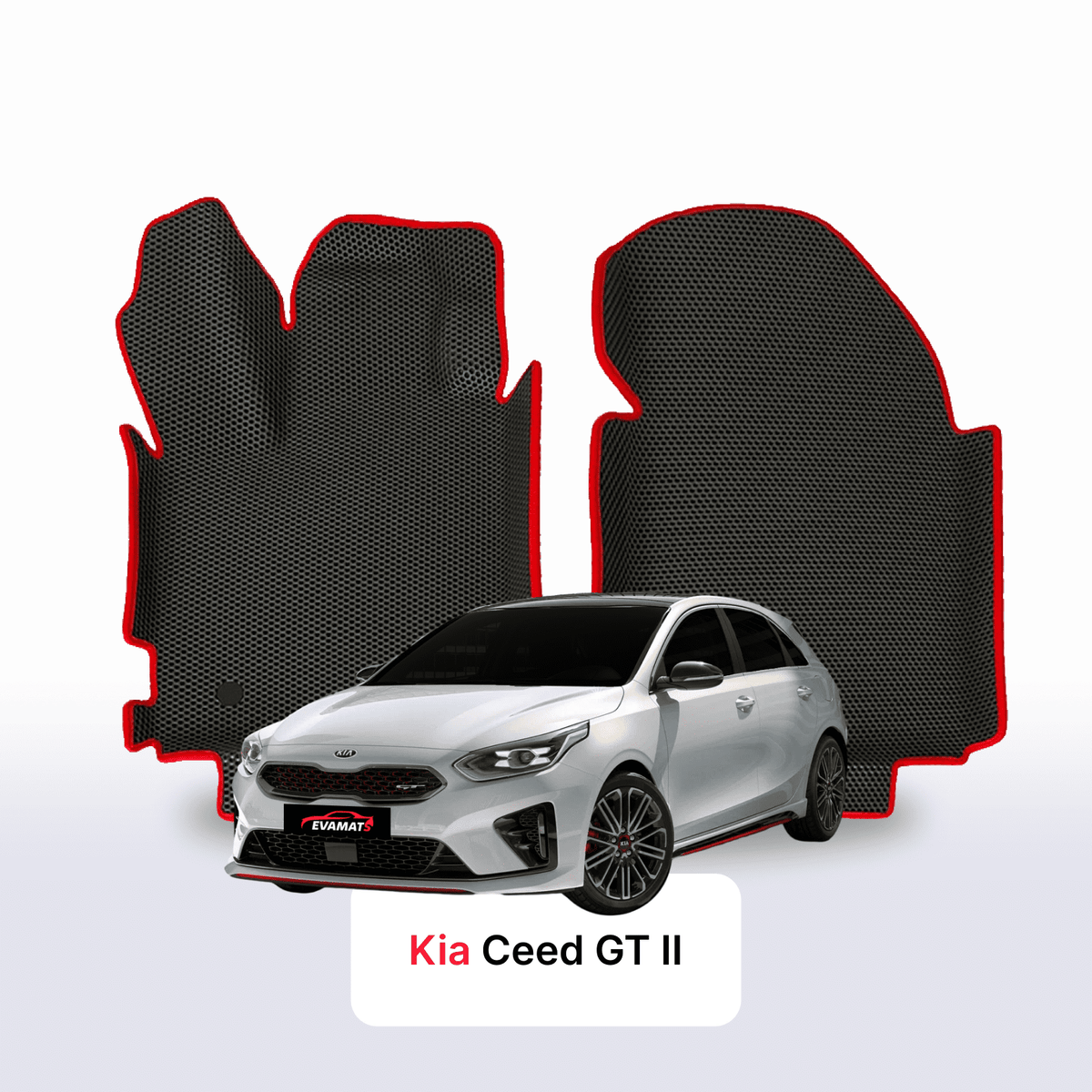 Tappetini 3D EVA per Kia Ceed GT II gen 2018-2025 anni HATCHBACK 5 porte