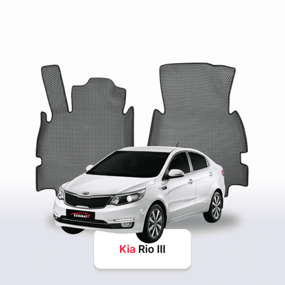 Tappetini 3D EVA per Kia Rio III gen 2011-2017 anni BERLINA