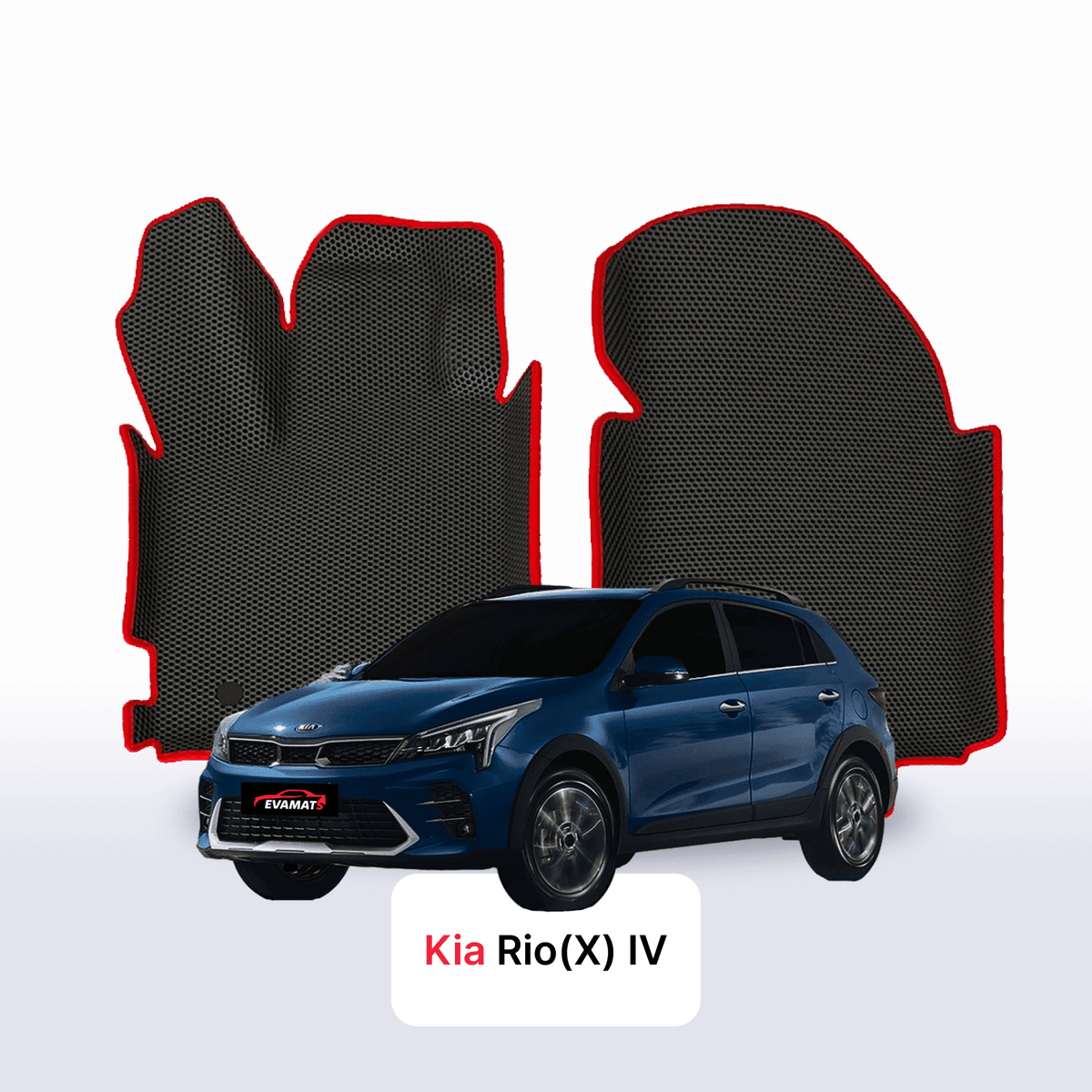 Tappetini 3D EVA per Kia Rio(X) IV gen 2017-2023 anni HATCHBACK 5 porte