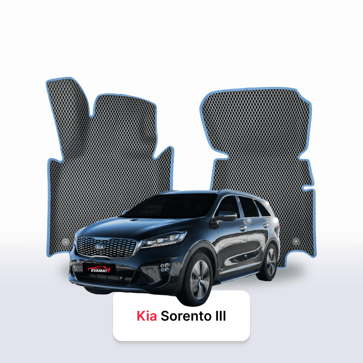 Tappetini 3D EVA per Kia Sorento III gen 2014-2020 anni SUV