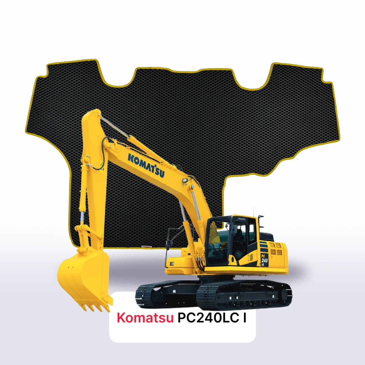Tappetini 3D EVA per Komatsu PC240LC 1 gen 2010-2017 anni ESCAVATORE