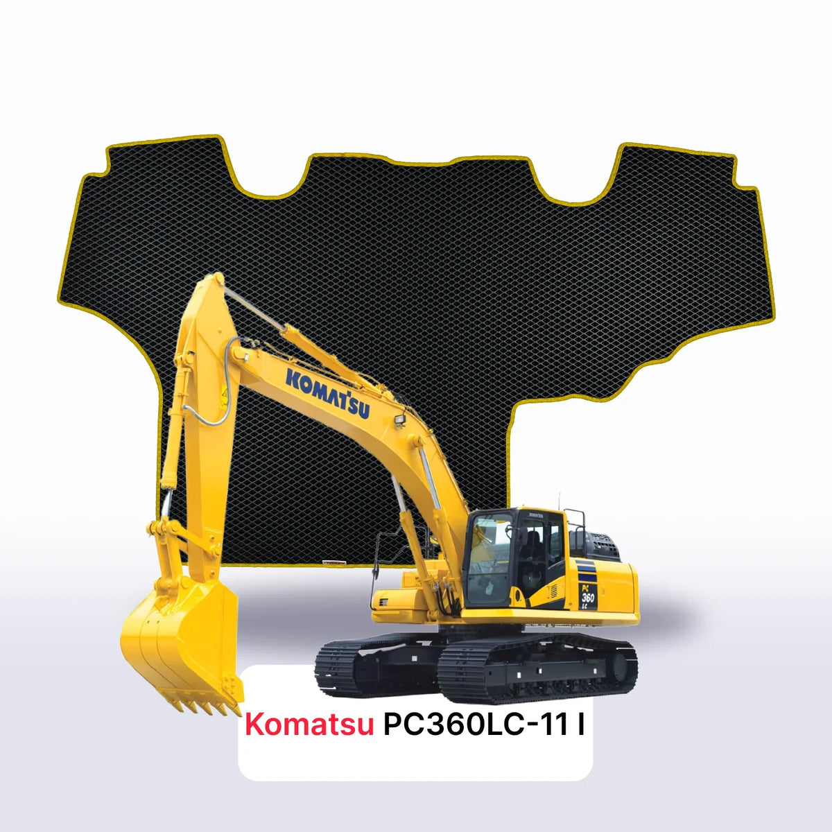 Tappetini 3D EVA per Komatsu PC360LC-11 1 gen 2015-2021 anni ESCAVATORE