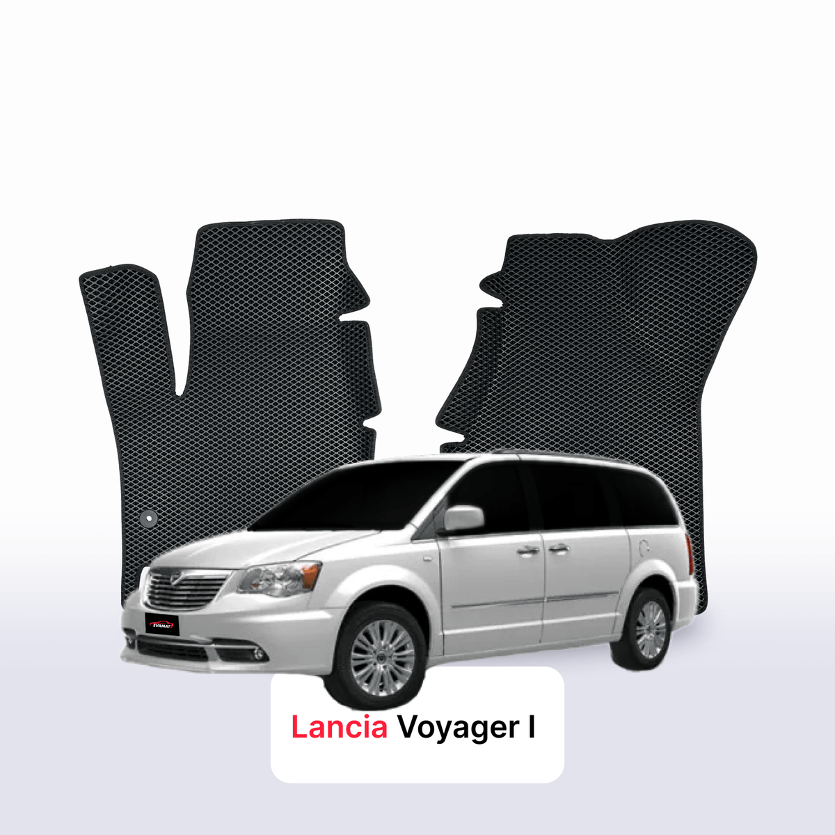 Tappetini 3D EVA per Lancia Voyager 1 gen 2011-2015 anni MONOVOLUME