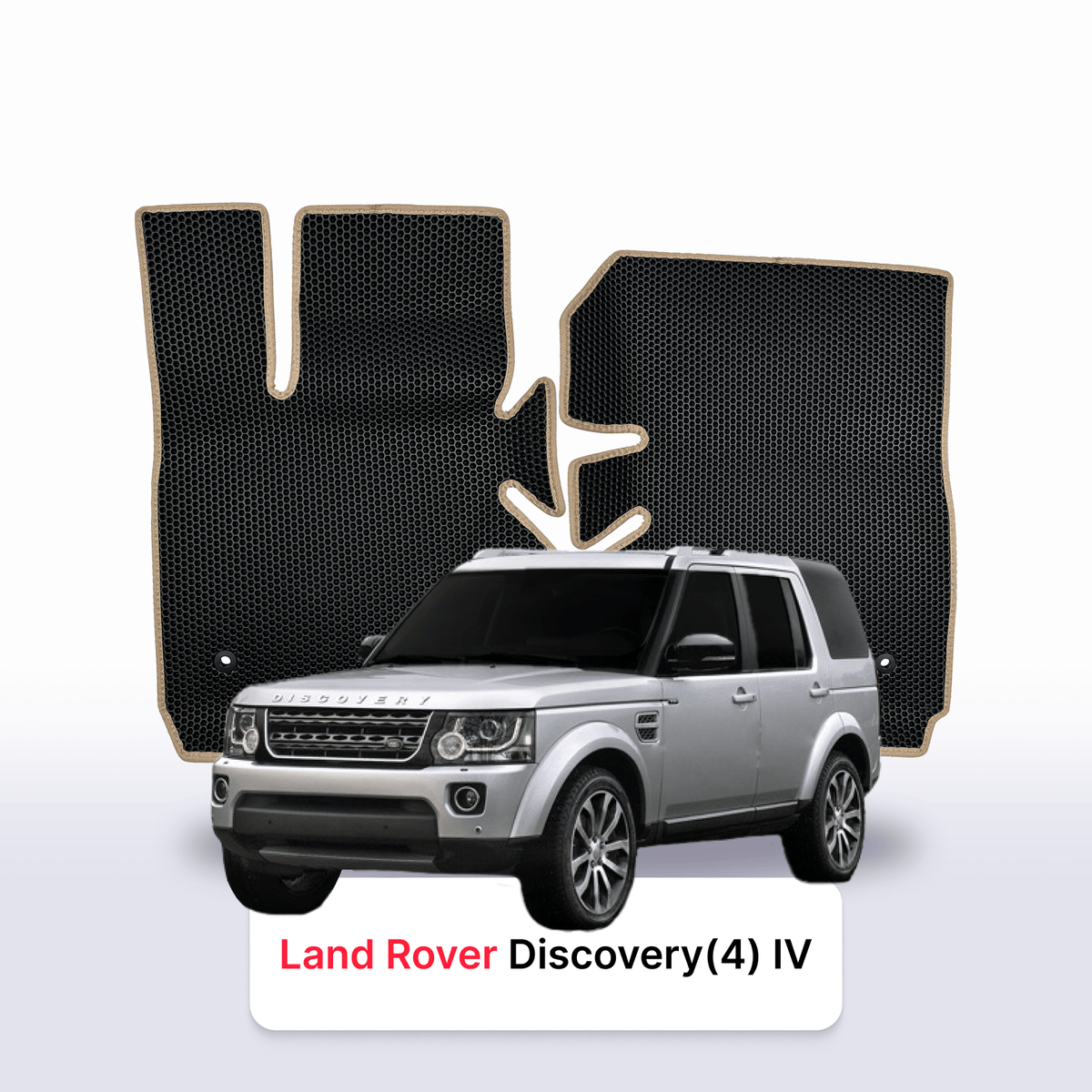Tappetini 3D EVA per Land Rover Discovery(4) 4 gen 2009-2016 anni SUV 5 porte + rinforzo per il tallone in EVA