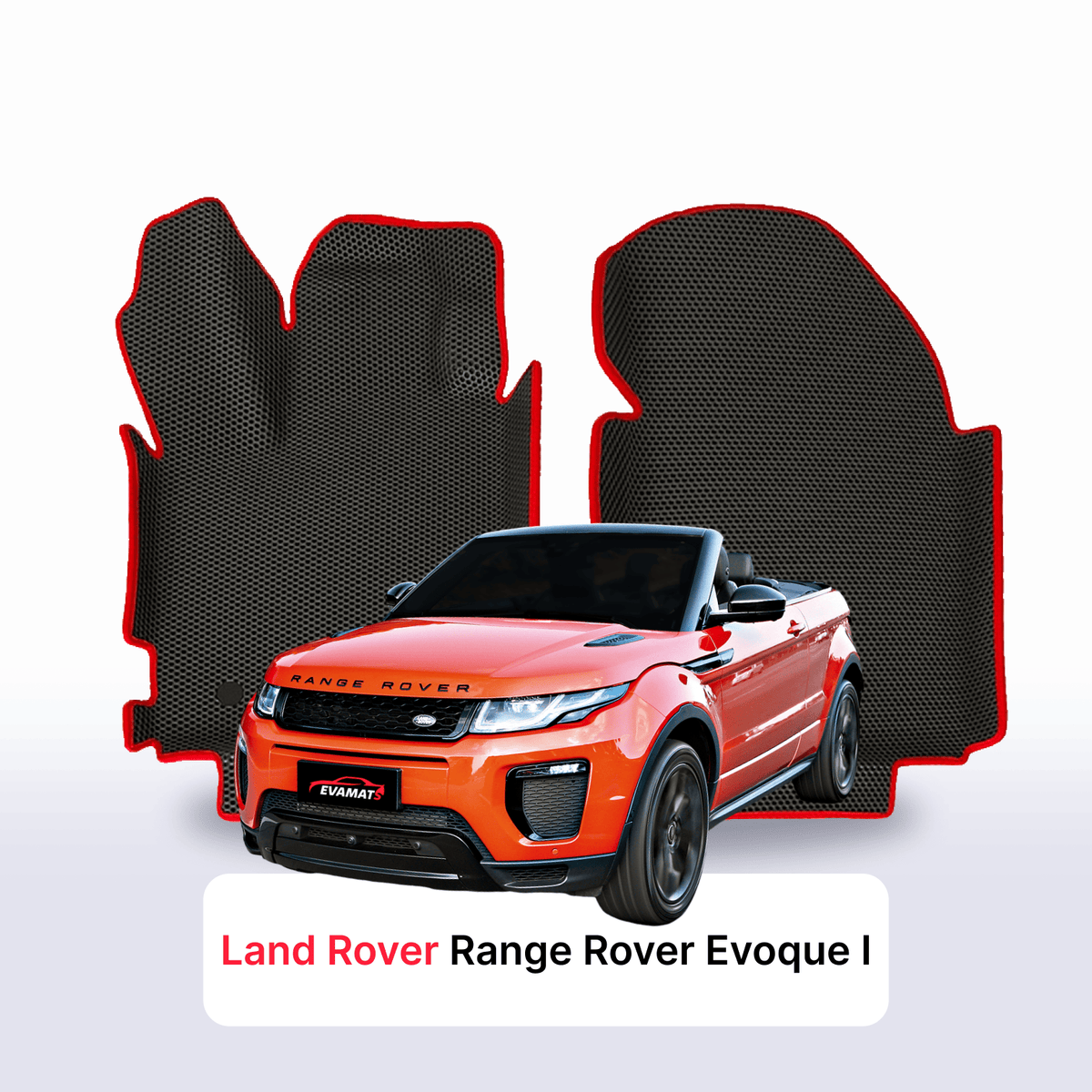 Tappetini 3D EVA per Land Rover Range Rover Evoque 1 gen 2015-2018 anni SUV 3 porte CABRIO