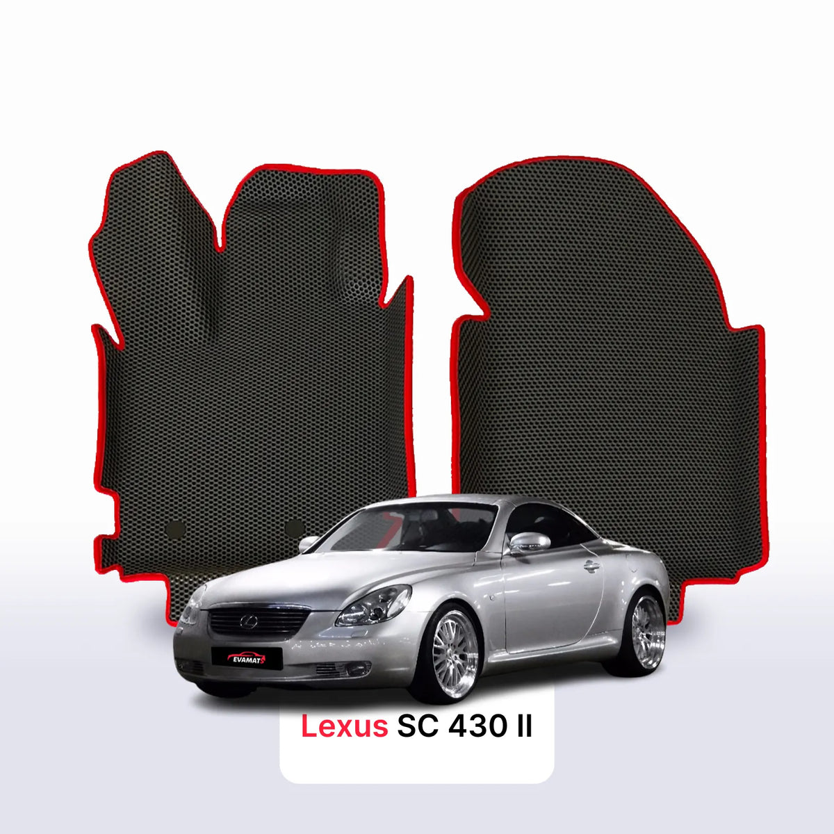 Tappetini 3D EVA per Lexus SC 430 2 gen 2001-2010 anni COUPÉ