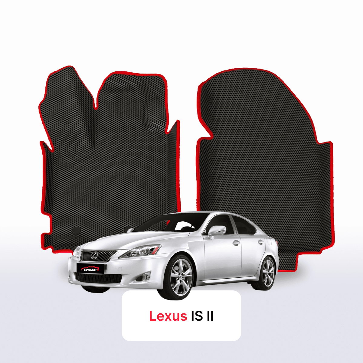 Tappetini 3D EVA per Lexus IS 2 gen 2005-2016 anni BERLINA