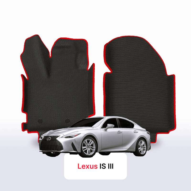 Tappetini 3D EVA per Lexus IS 3 gen 2013-2027 anni BERLINA