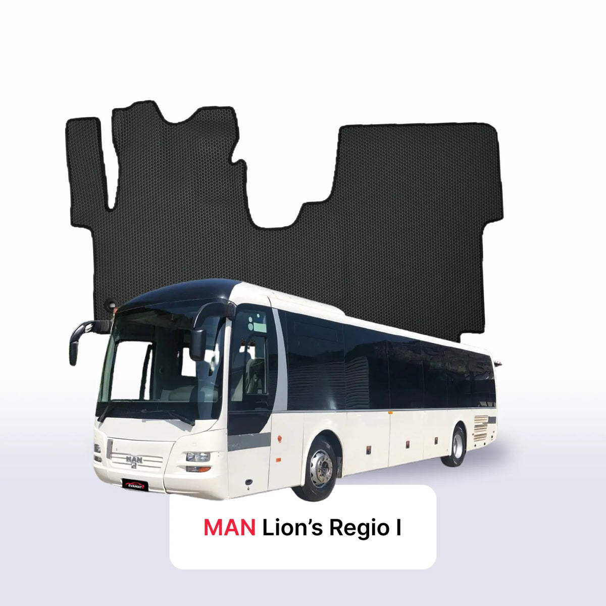 Tappetini 3D EVA per MAN Lion’s Regio 1 gen 2004-2017 anni MINIBUS