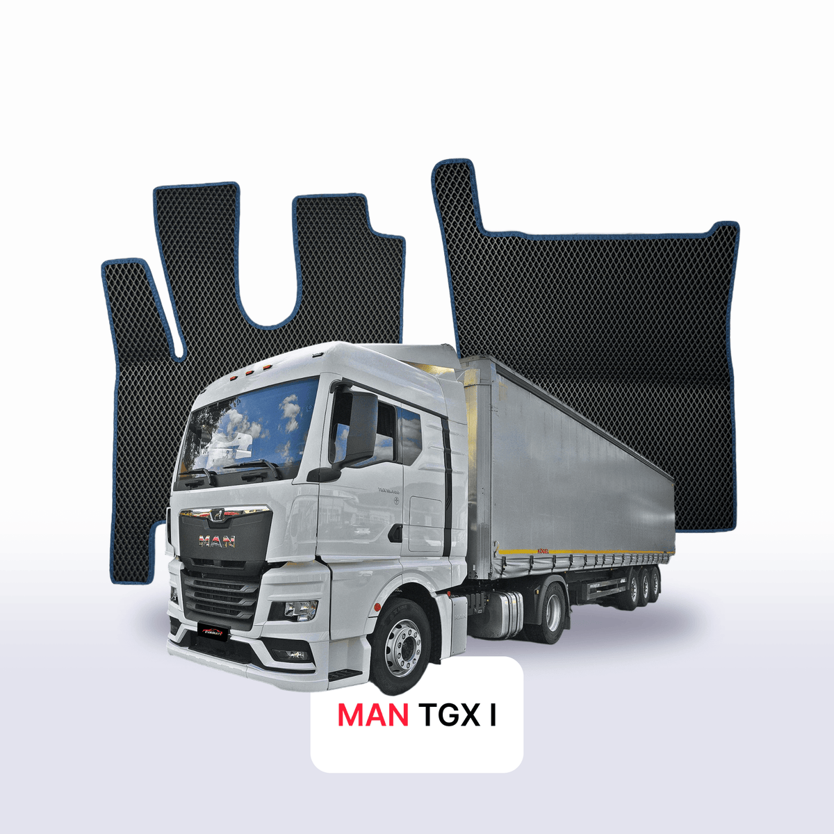 Tappetini 3D EVA per MAN TGX 1 gen 2007-2020 anni CAMION