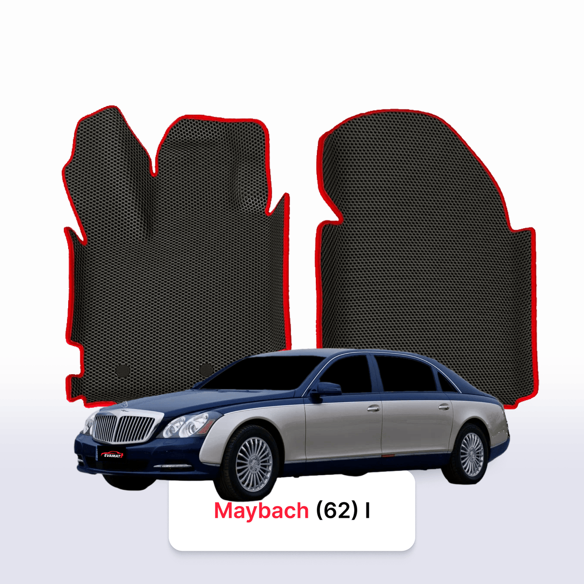 Tappetini 3D EVA per Maybach 62 1 gen 2002-2012 anni BERLINA 4 posti