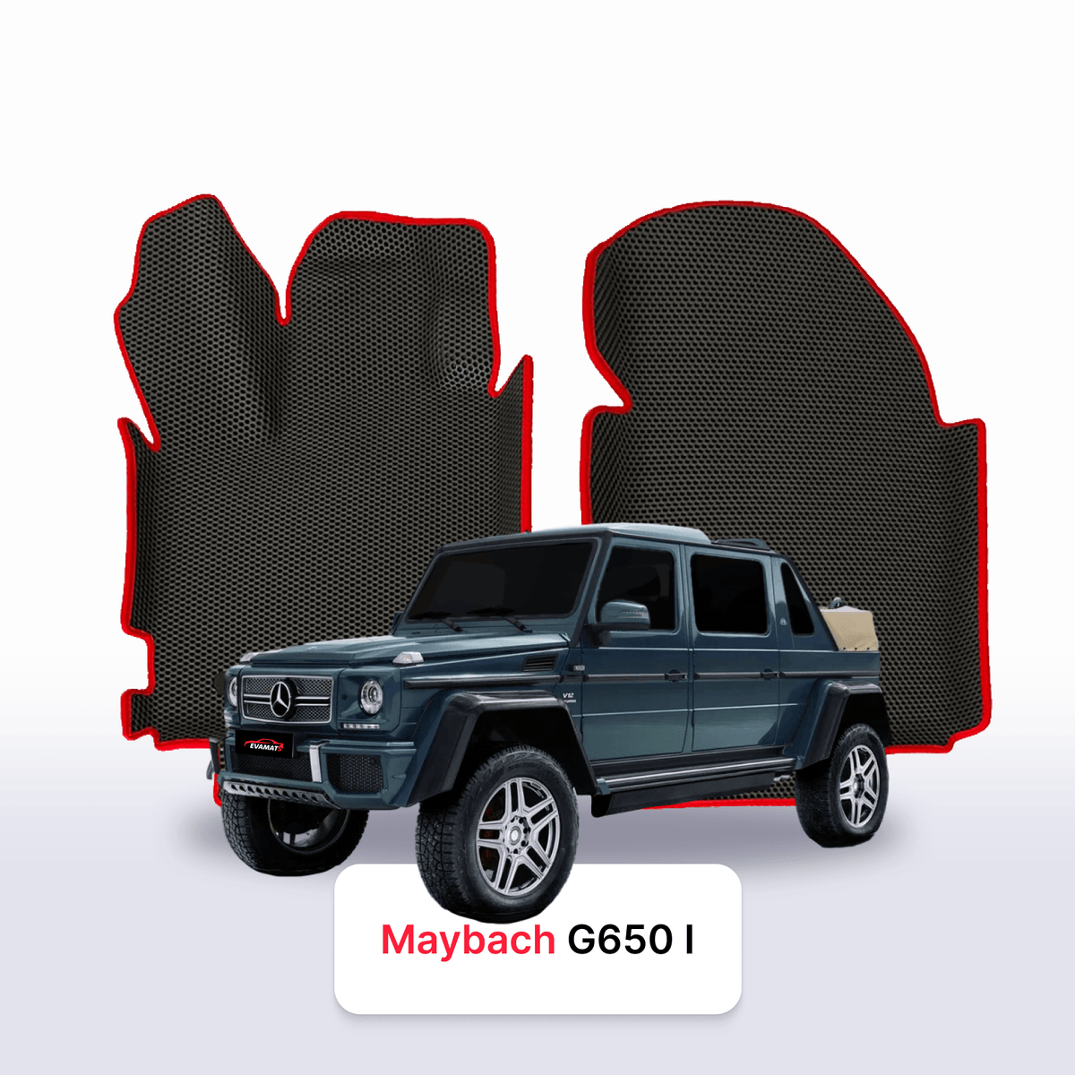 Tappetini 3D EVA per Maybach G650 1 gen 2017-2018 anni SUV 4 posti