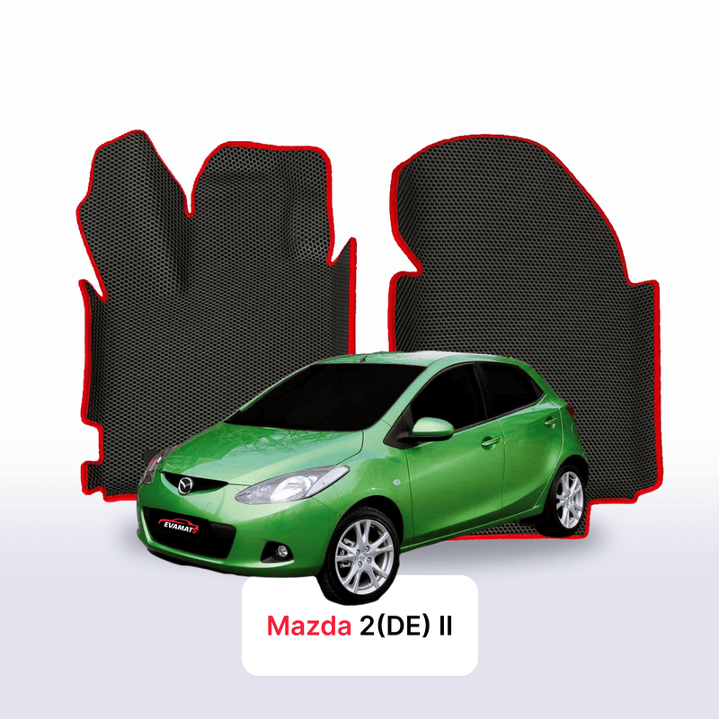 Tappetini 3D EVA per Mazda 2(DE) 2 gen 2007-2014 anni HATCHBACK 5 porte