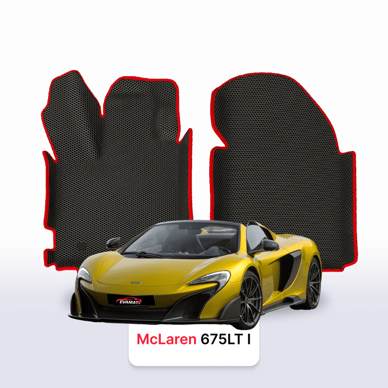 Tappetini 3D EVA per McLaren 675LT 1 gen 2015-2017 anni CABRIO