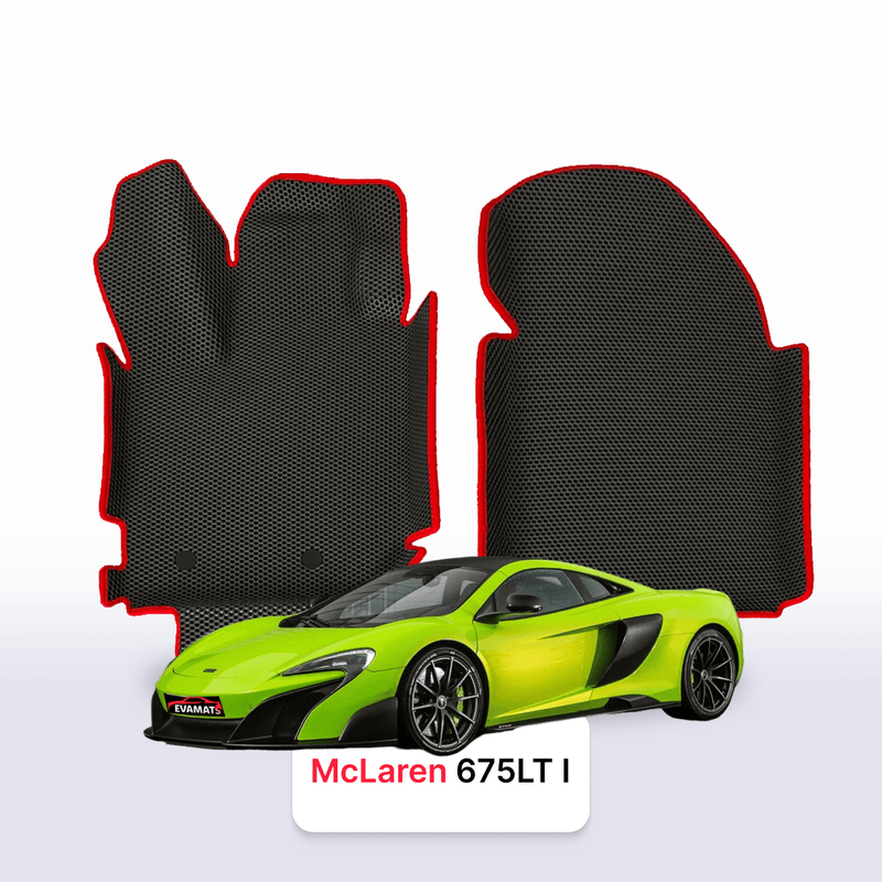 Tappetini 3D EVA per McLaren 675LT 1 gen 2015-2017 anni COUPÉ