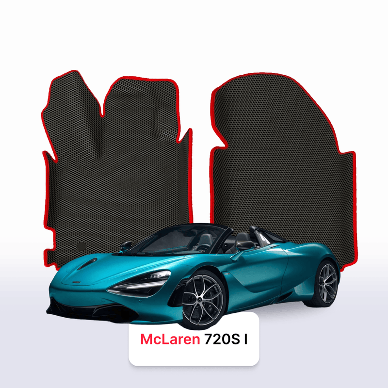 Tappetini 3D EVA per McLaren 720S 1 gen 2017-2023 anni ROADSTER SPIDER