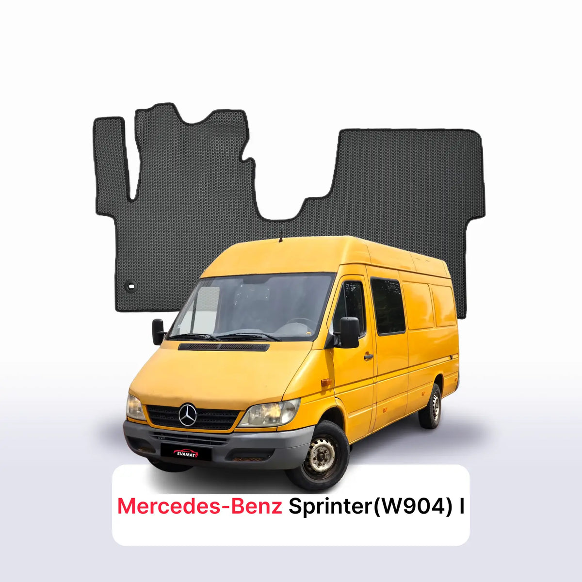 Tappetini 3D EVA per Mercedes-Benz Sprinter 1 gen (W904) 1995-2006 anni FURGONE