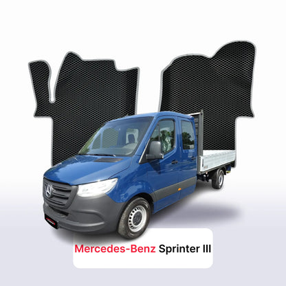 Tappetini 3D EVA per Mercedes-Benz Sprinter 3 gen (W907/W910) 2018-2027 anni FURGONE DOPPIA CABINA