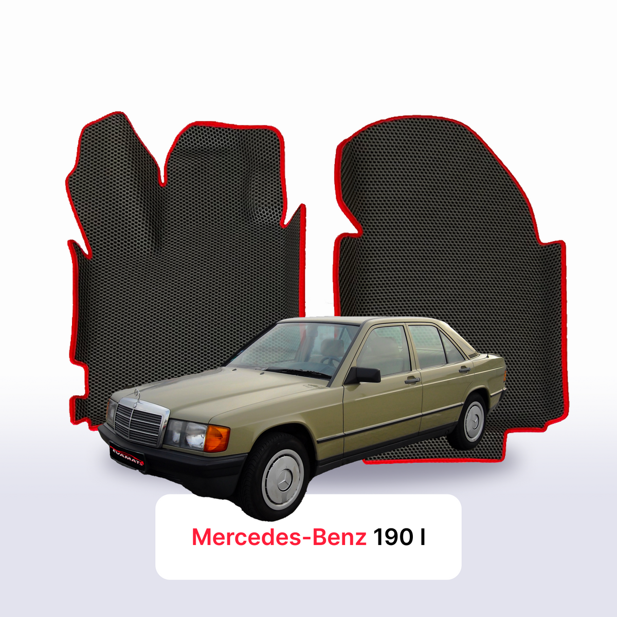 Tappetini 3D EVA per Mercedes-Benz 190 (W201) 1982-1993 anni BERLINA