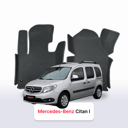 Tappetini 3D EVA per Mercedes-Benz Citan 1 gen (W415) 2012-2021 anni MULTISPAZIO
