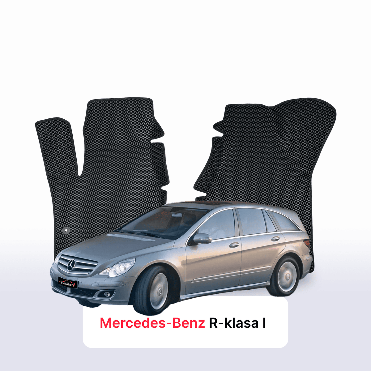 Tappetini 3D EVA per Mercedes-Benz Classe R (W251) 2005-2013 anni MONOVOLUME 6 posti