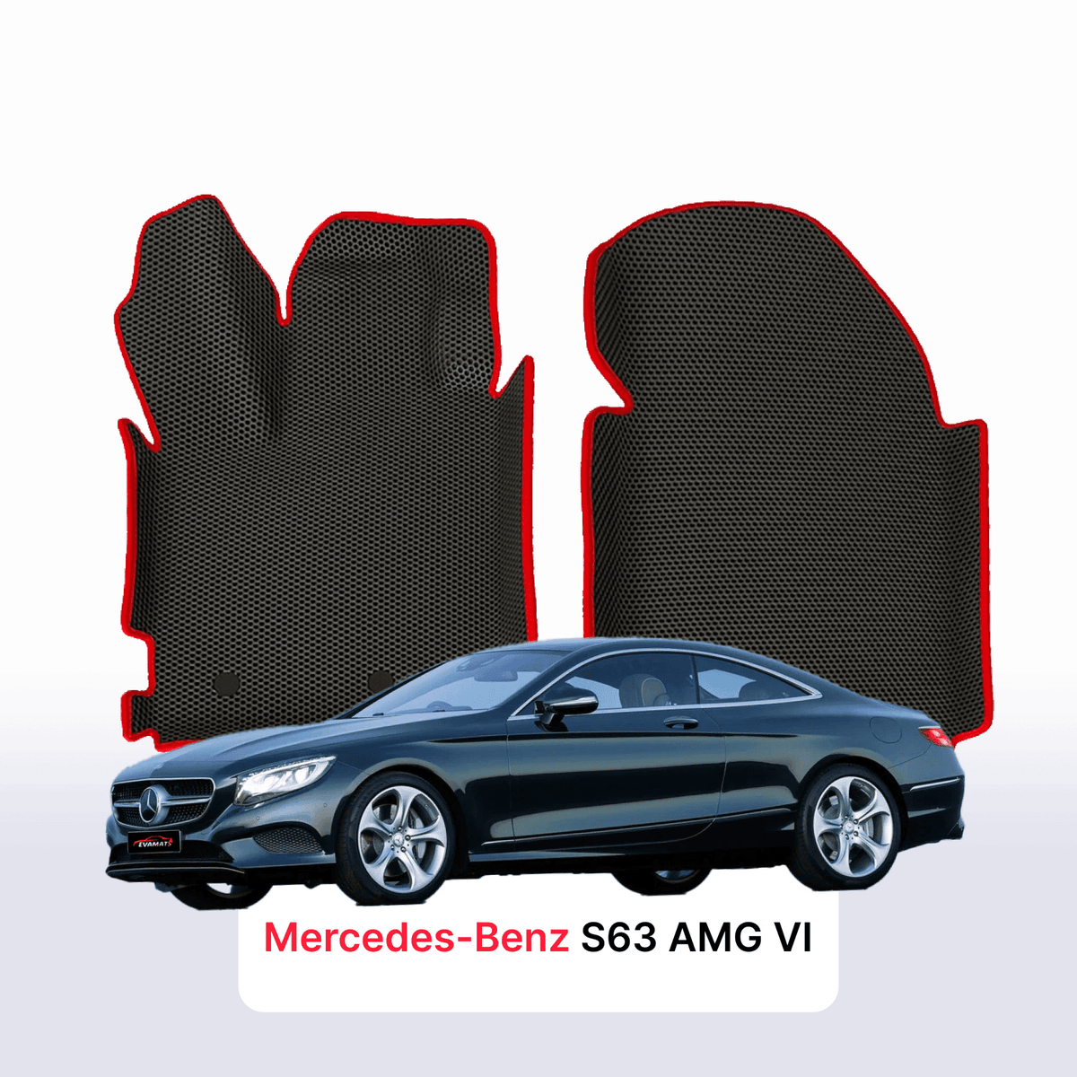 Tappetini 3D EVA per Mercedes-Benz S63 AMG 6 gen (C217) 2014-2020 anni COUPÉ