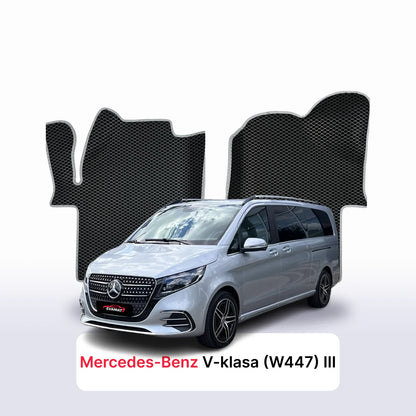 Tappetini 3D EVA per Mercedes-Benz Classe V (W447) 3 gen 2024-2028 anni MINIBUS EXCLUSIVE