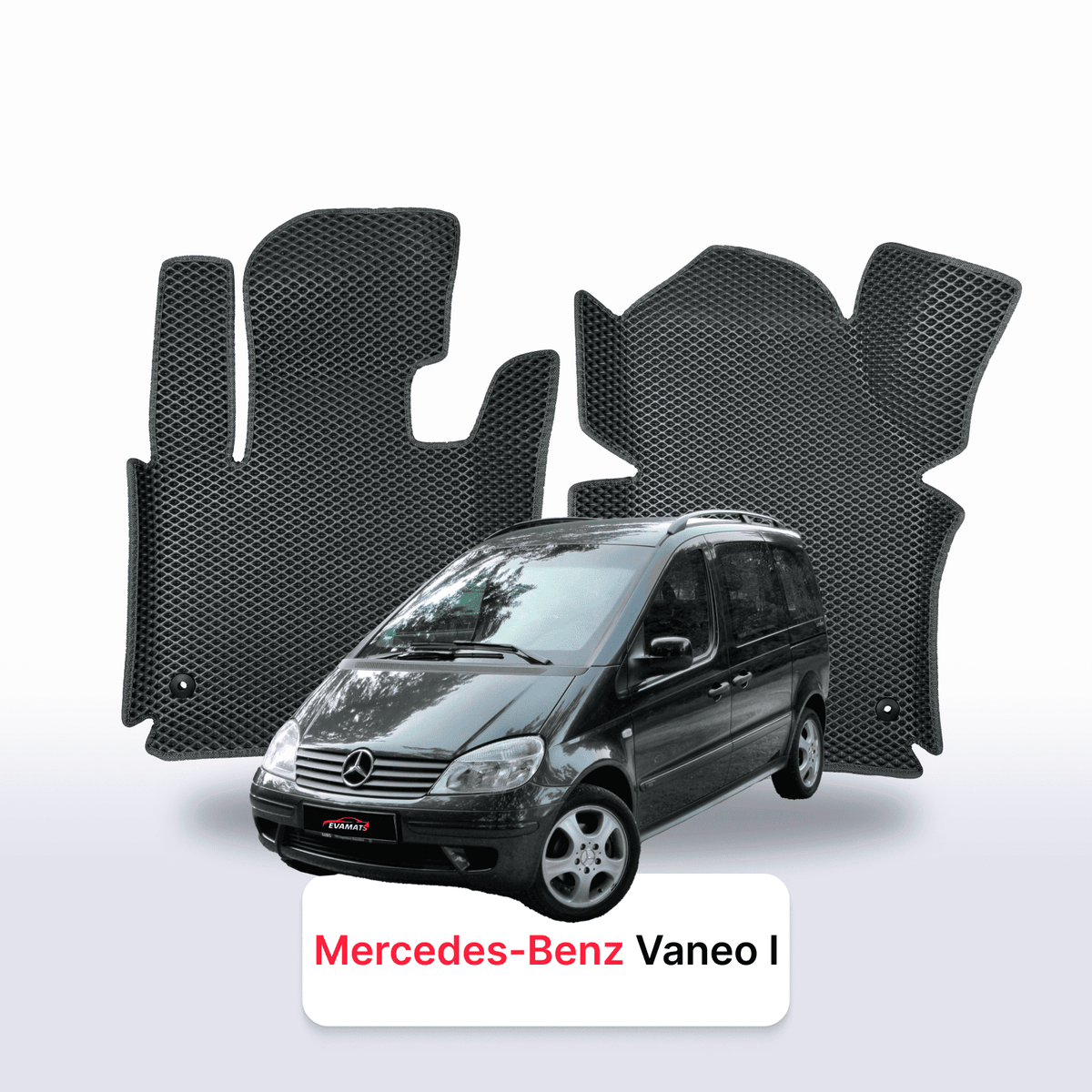 Tappetini 3D EVA per Mercedes-Benz Vaneo (W414) 2001-2005 anni MONOVOLUME